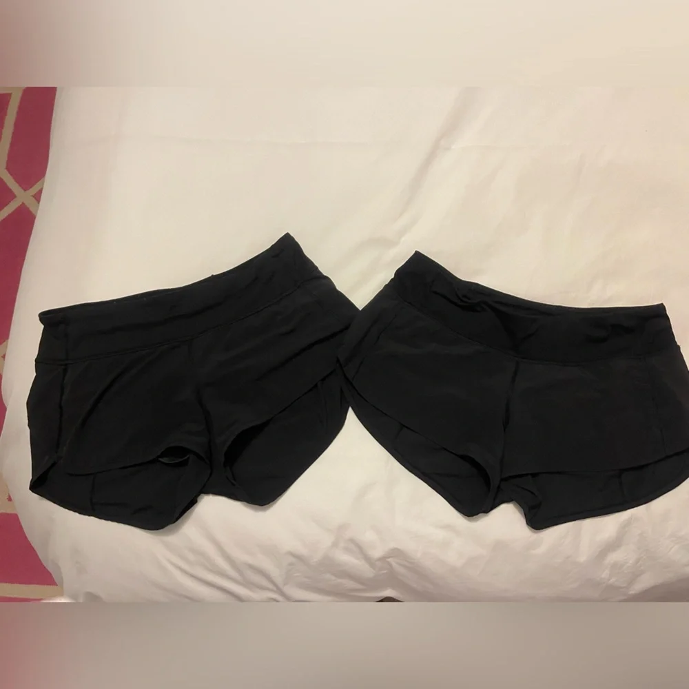 Lululemon Speed Up Low-Rise Lined Short 2.5” (black) - Picture 5 of 7
